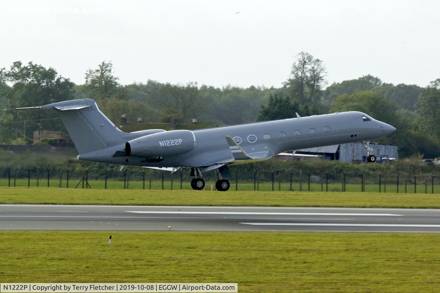 N1222P, 2000 Gulfstream Aerospace G-V C/N 606, At Luton
