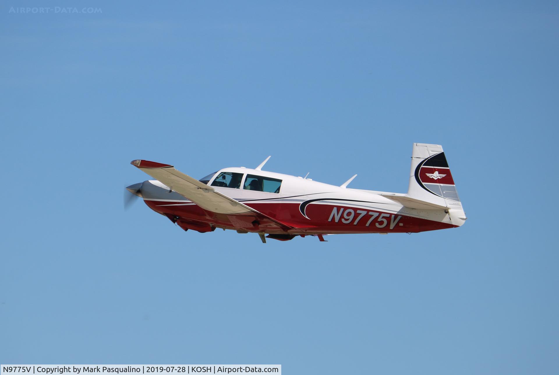 N9775V, 1981 Mooney M20K C/N 25-0522, Mooney M20K