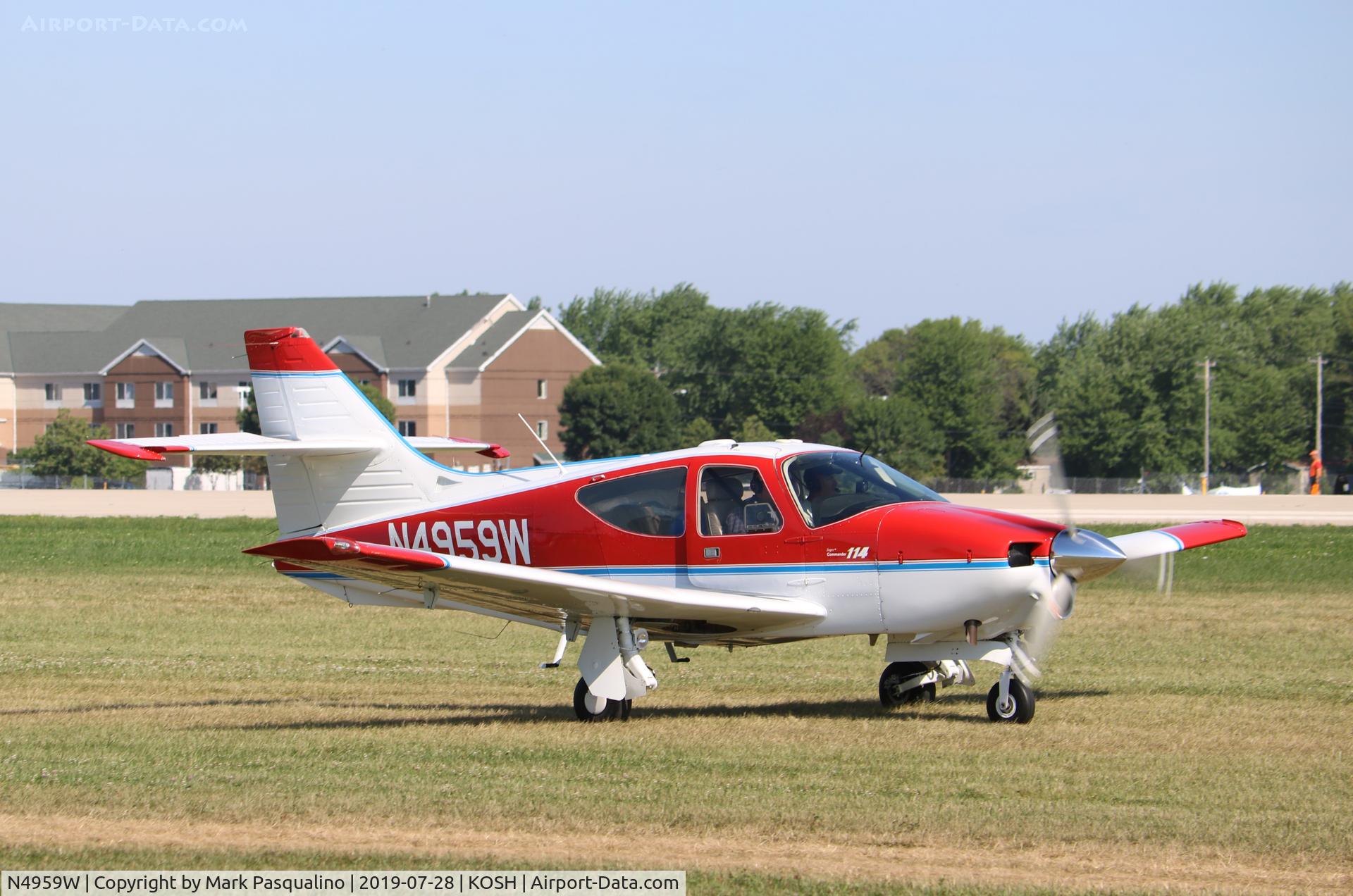 N4959W, 1977 Rockwell International 114 Commander C/N 14279, Rockwell 114