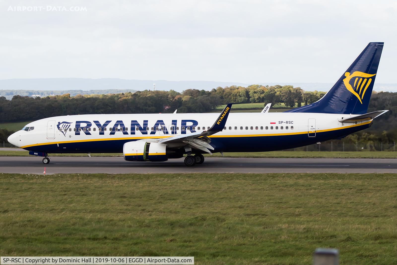 SP-RSC, 2018 Boeing 737-8AS(WL) C/N 44843, Landing RWY 27
