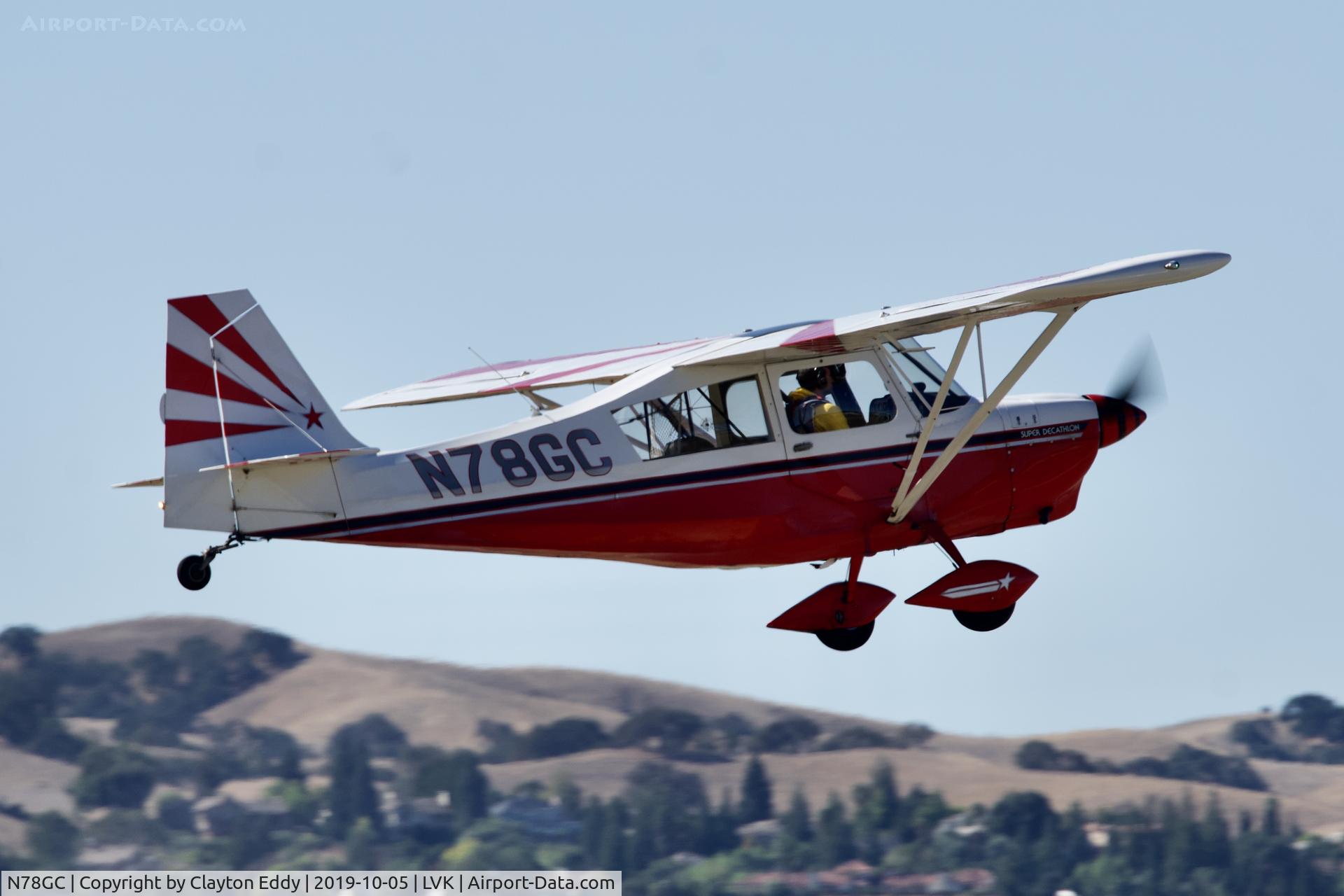 N78GC, 2001 American Champion 8KCAB Super Decathlon C/N 892-2001, Livermore airport airshow 2019.