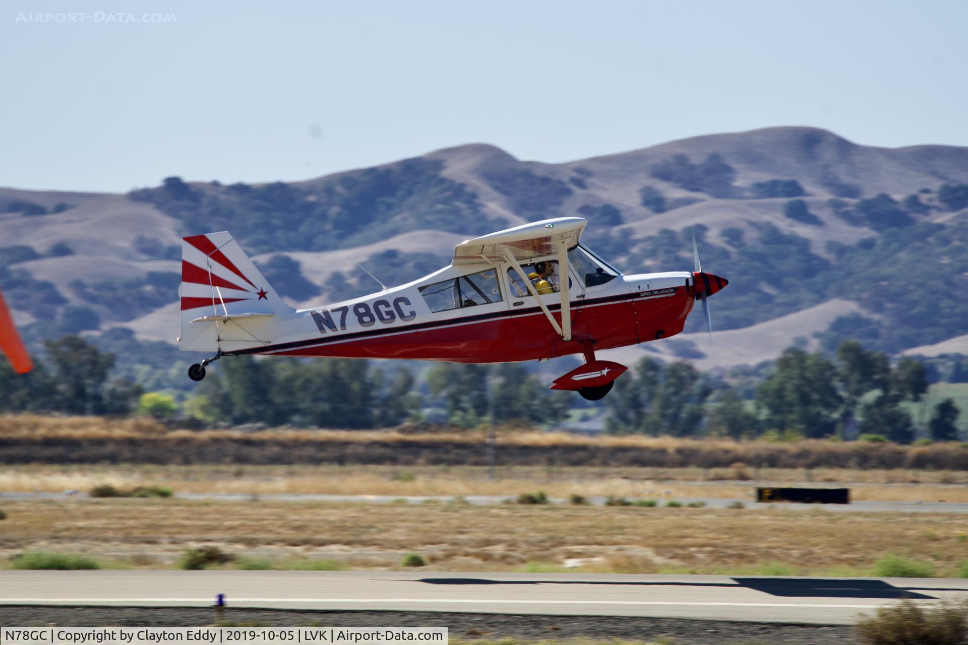 N78GC, 2001 American Champion 8KCAB Super Decathlon C/N 892-2001, Livermore airport airshow 2019.