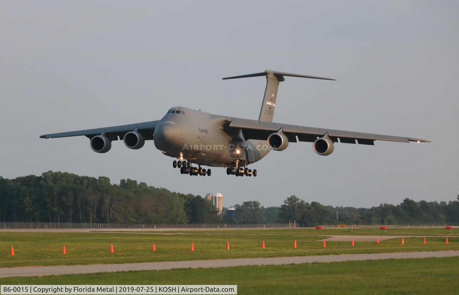 86-0015, 1986 Lockheed C-5M Super Galaxy C/N 500-0101, Air Venture 2019