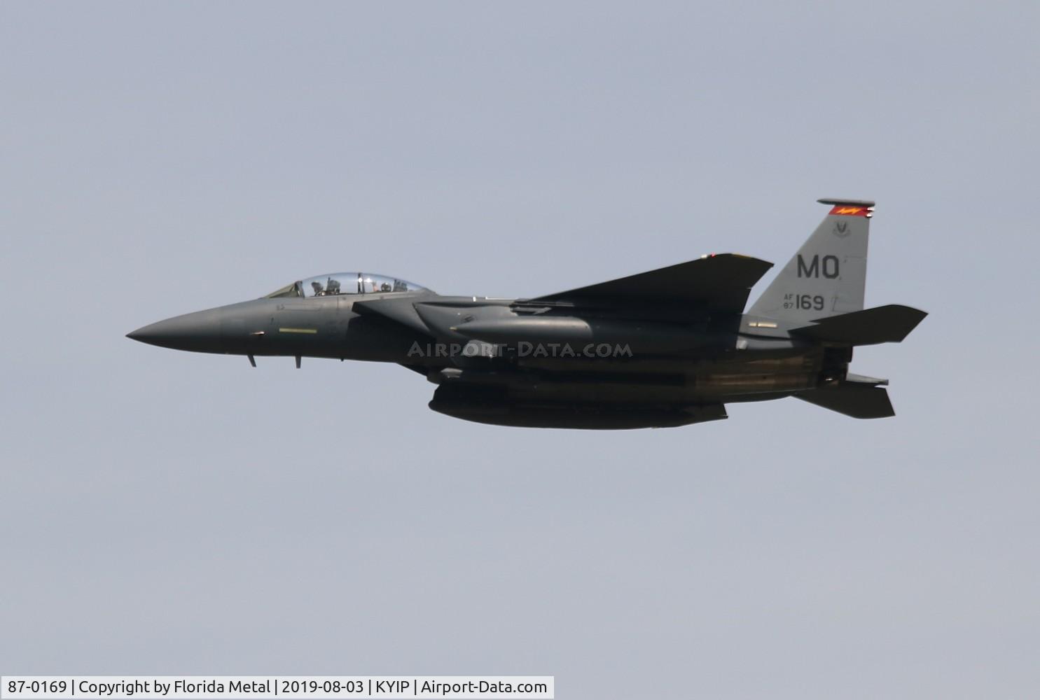 87-0169, 1987 McDonnell Douglas F-15E Strike Eagle C/N 1034/E009, Thunder Over Michigan 2019