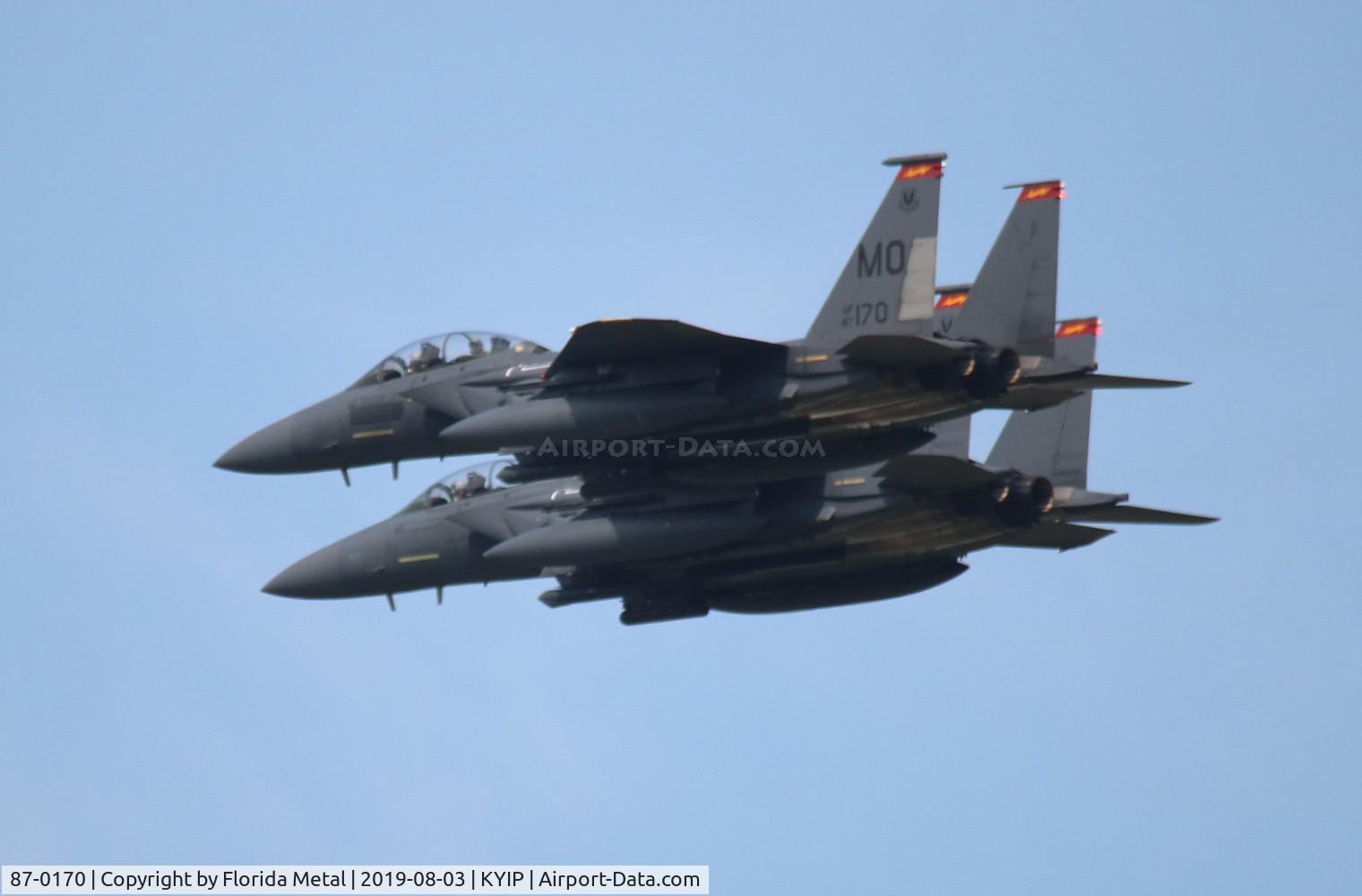 87-0170, 1987 McDonnell Douglas F-15E Strike Eagle C/N 1035/E010, Thunder Over Michigan 2019