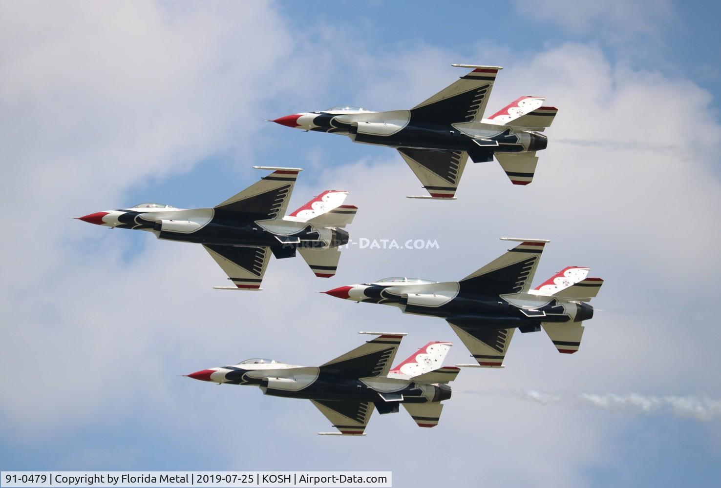 91-0479, 1991 General Dynamics F-16D Fighting Falcon C/N CD-34, Air Venture 2019