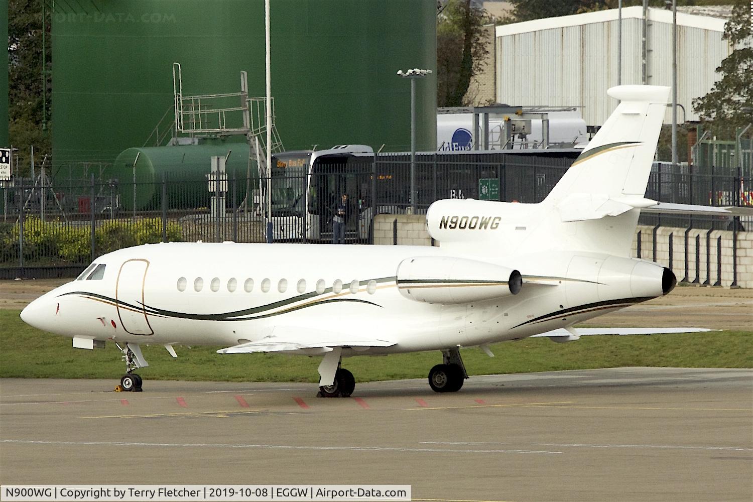 N900WG, 1998 Dassault Falcon 900EX C/N 33, At Luton