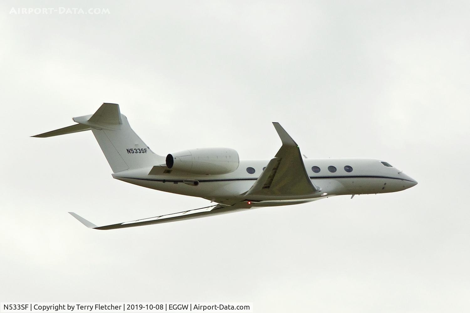 N533SF, 2018 Gulfstream Aerospace G500 C/N 72017, G500 at Luton