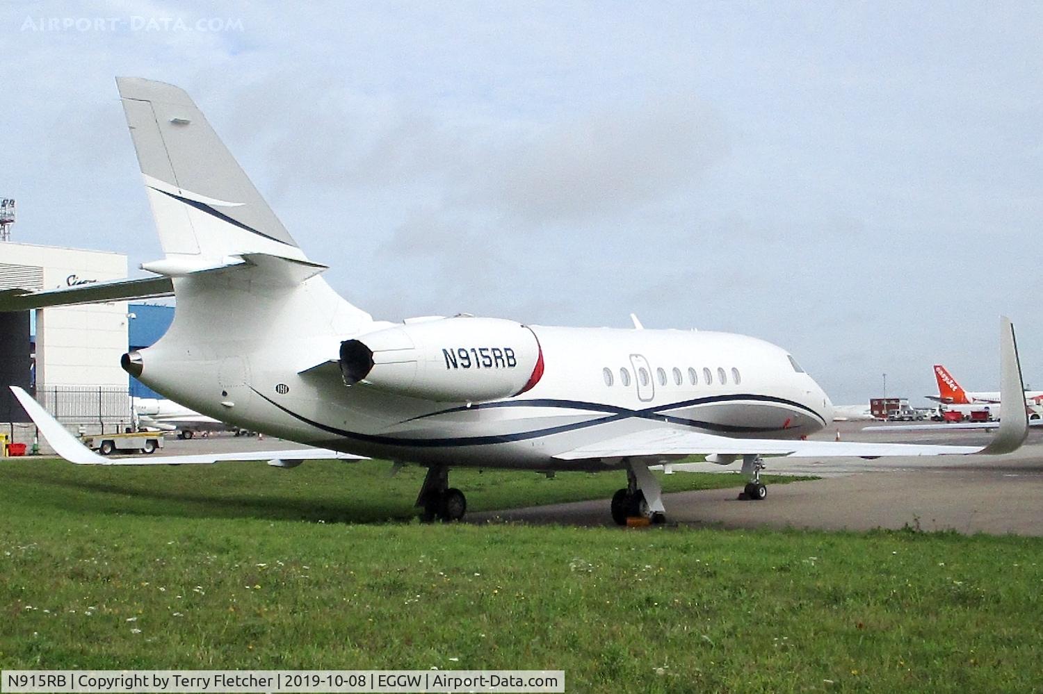 N915RB, Dassault 2000LX C/N 335, At Luton