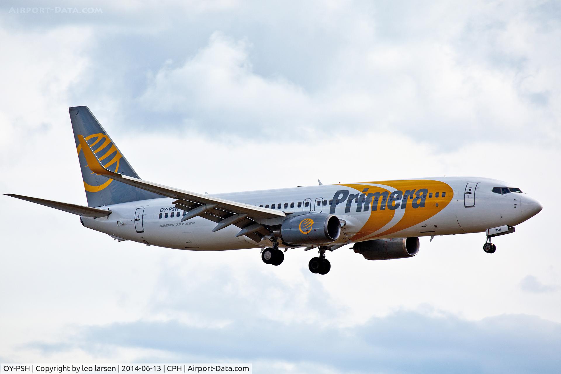 OY-PSH, 2005 Boeing 737-86N C/N 34247, Copenhagen 13.6.2014