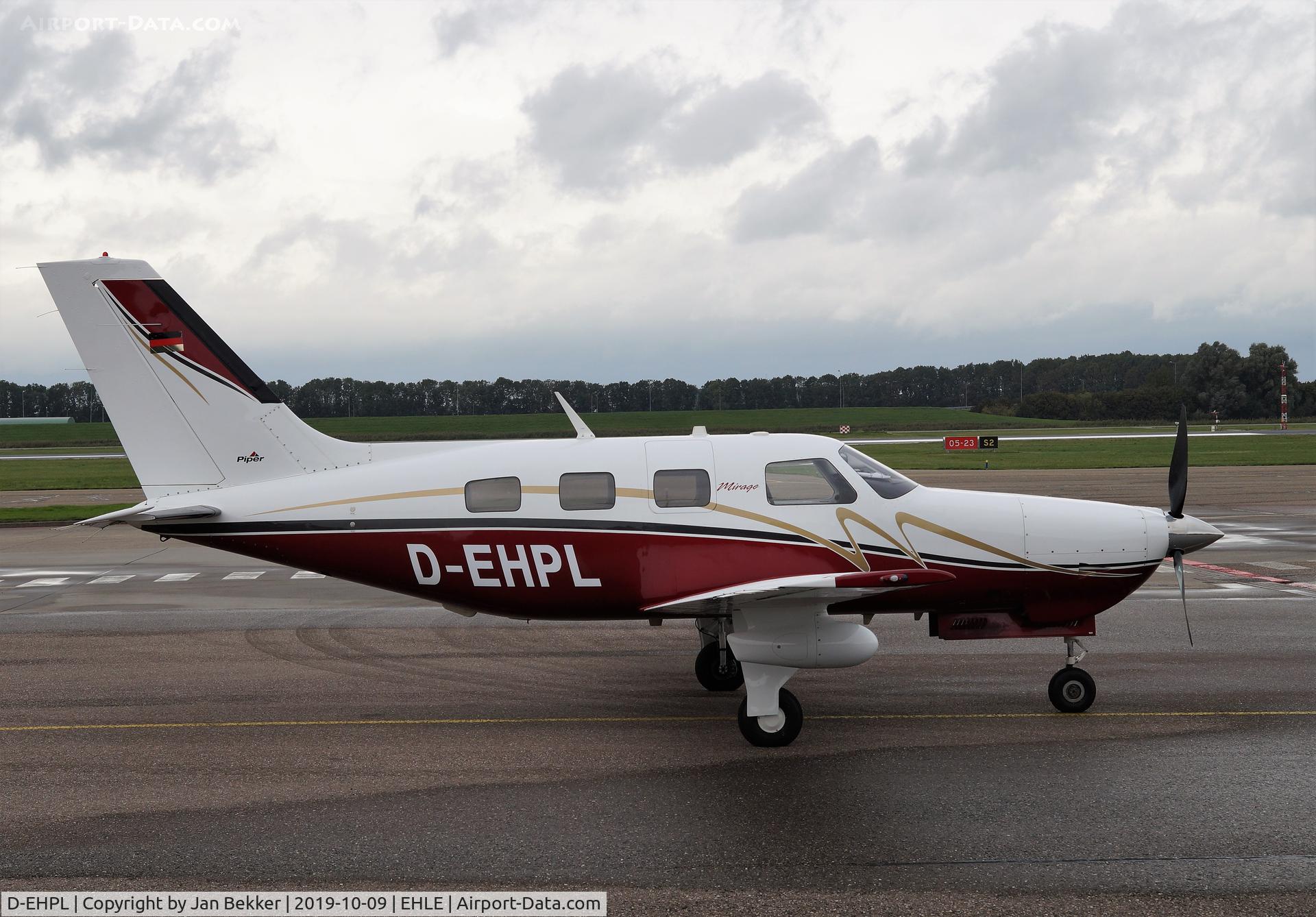 D-EHPL, Piper PA-46-350P Malibu Mirage Malibu Mirage C/N 4636471, Lelystad Airport