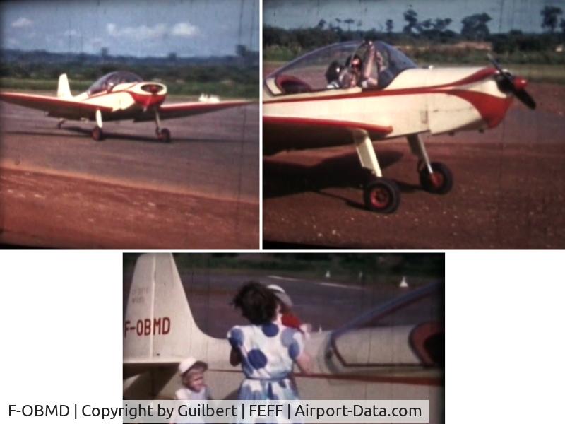 F-OBMD, Piel CP-301C C/N 520, Pilot is Mr. Martin
Pictures are extracted from an old Super8 film.
I was with mom'