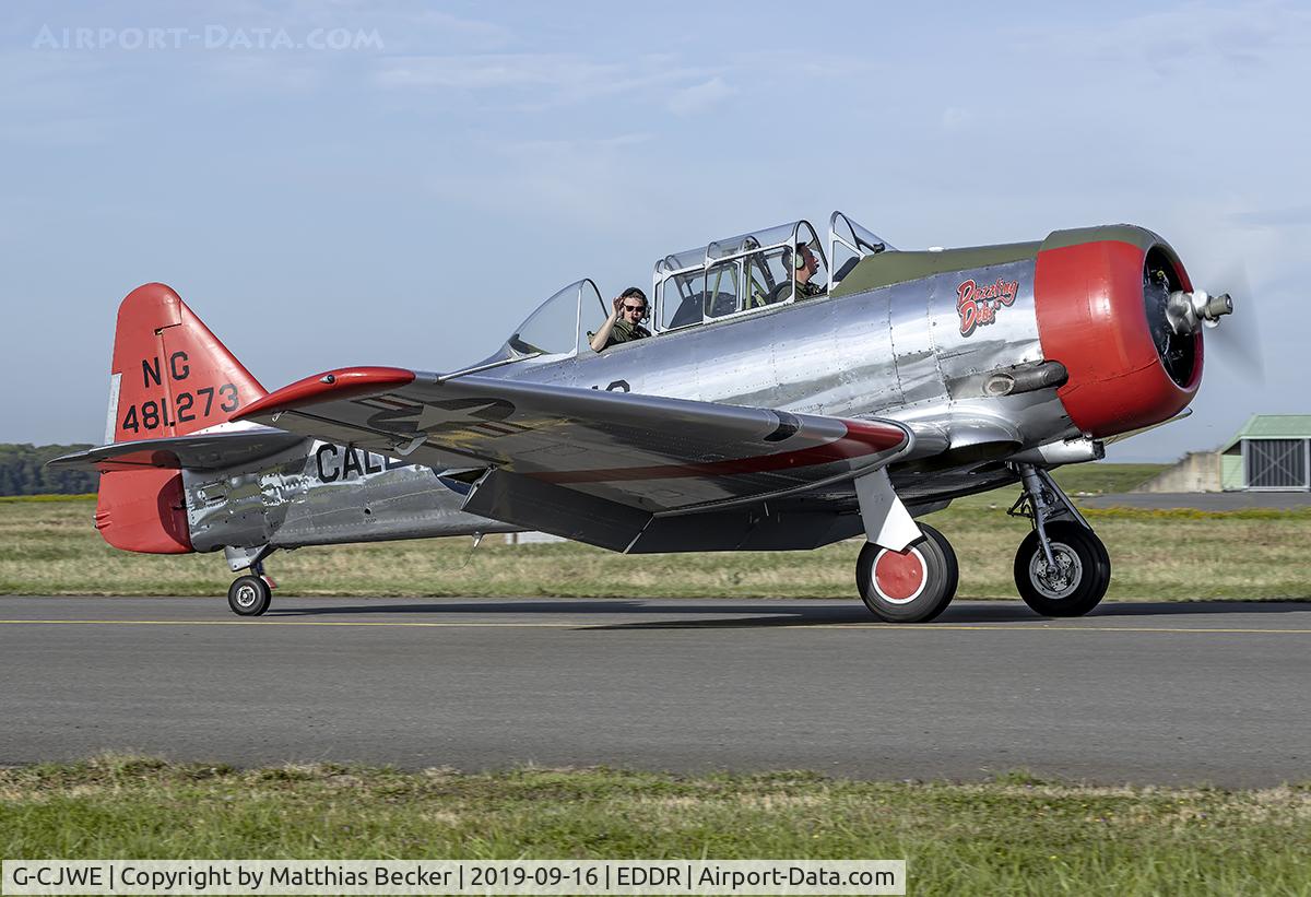 G-CJWE, 1952 Canadian Car & Foundry T-6 Harvard Mk.4 C/N CCF4-97, G-CJWE