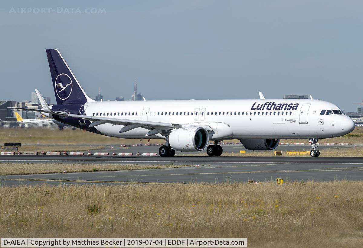 D-AIEA, 2019 Airbus A321-271NX C/N 8761, D-AIEA