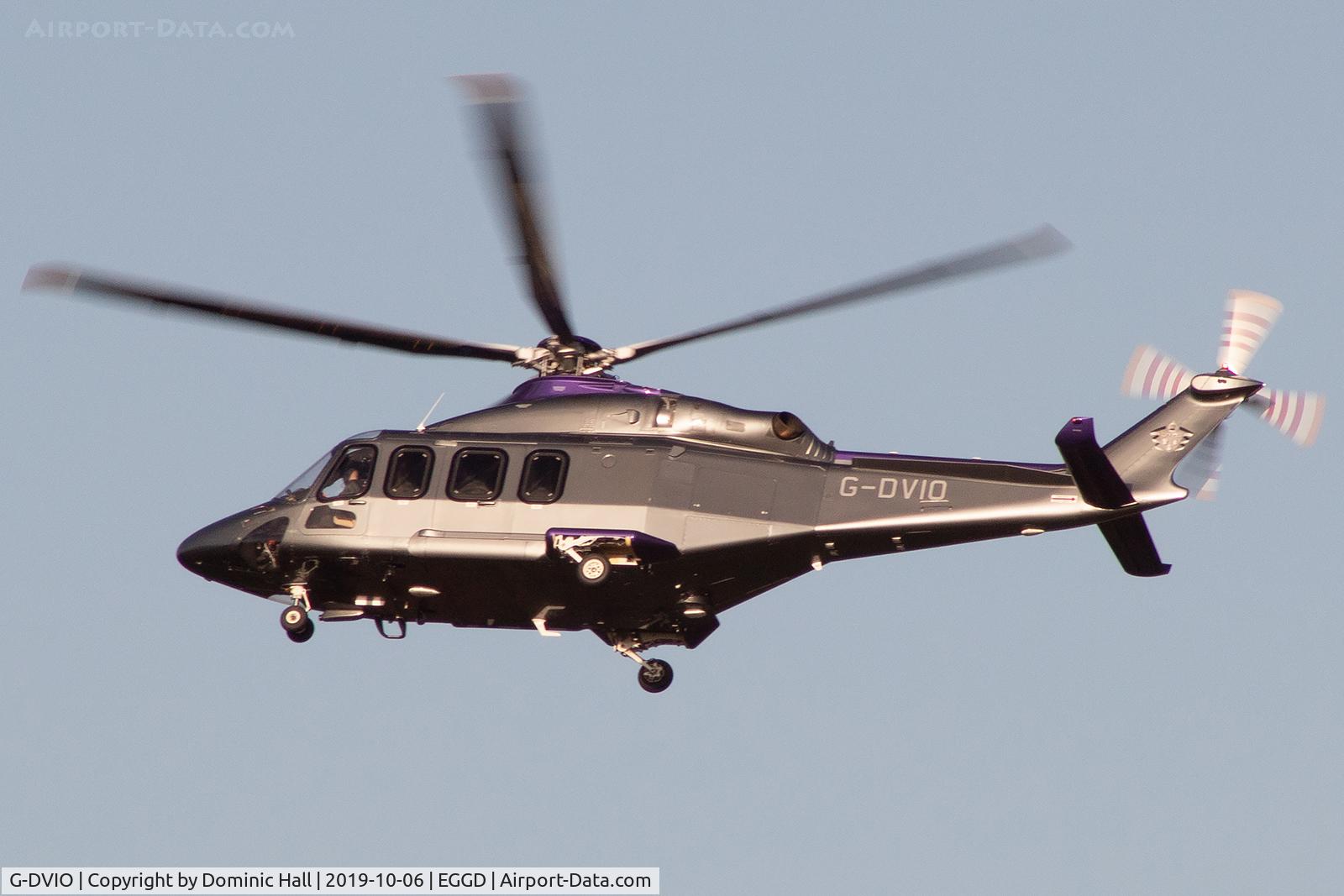 G-DVIO, 2018 Leonardo AW-139 C/N 31822, Departing RWY 27