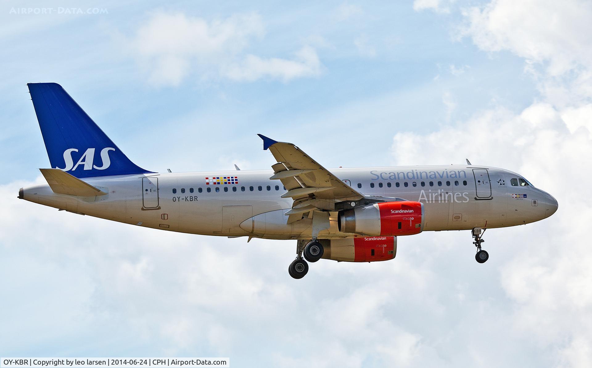 OY-KBR, 2007 Airbus A319-132 C/N 3231, Copenhagen 24.6.2014