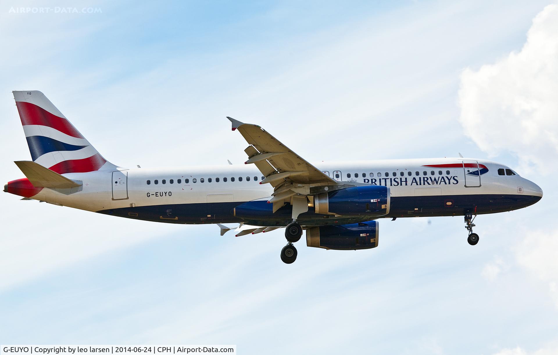 G-EUYO, 2013 Airbus A320-232 C/N 5634, Copenhagen 24.6.2014