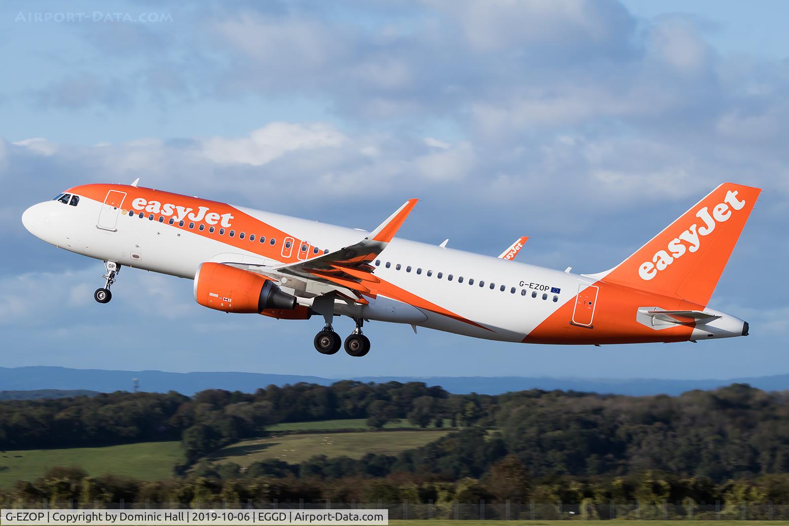 G-EZOP, 2015 Airbus A320-214 C/N 6633, Departing RWY 27