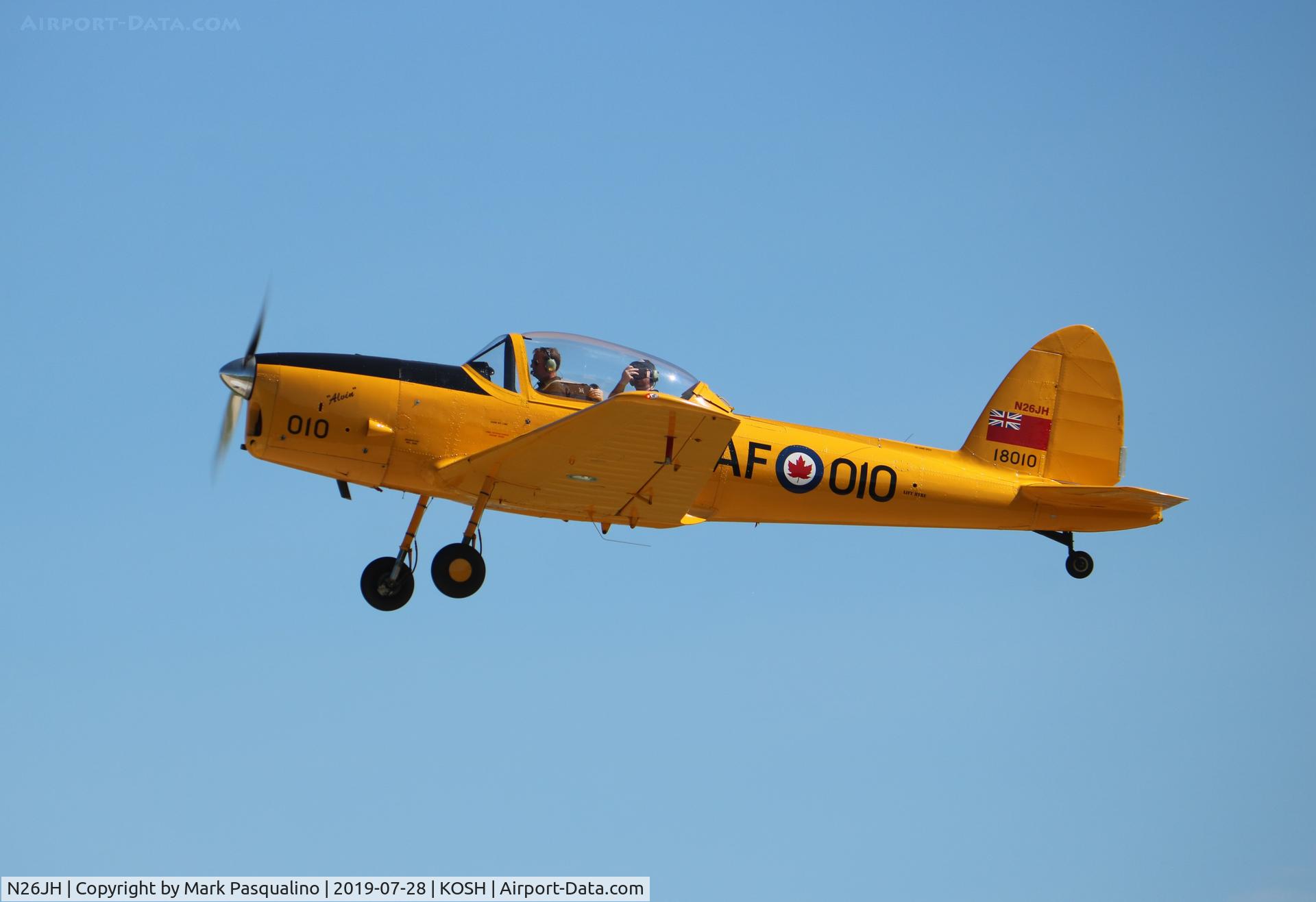 N26JH, 1953 De Havilland DHC-1 Chipmunk 22 C/N C1/0887, DHC-1 Chipmunk 22