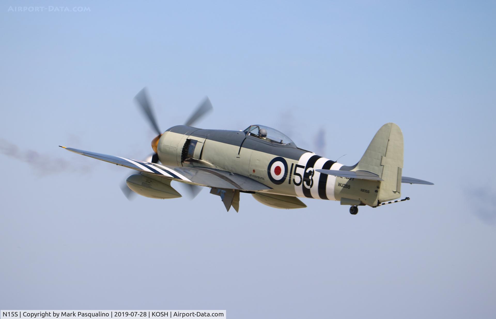 N15S, 1953 Hawker Sea Fury FB.11 C/N 41H/696792, Hawker Sea Fury FB.11
