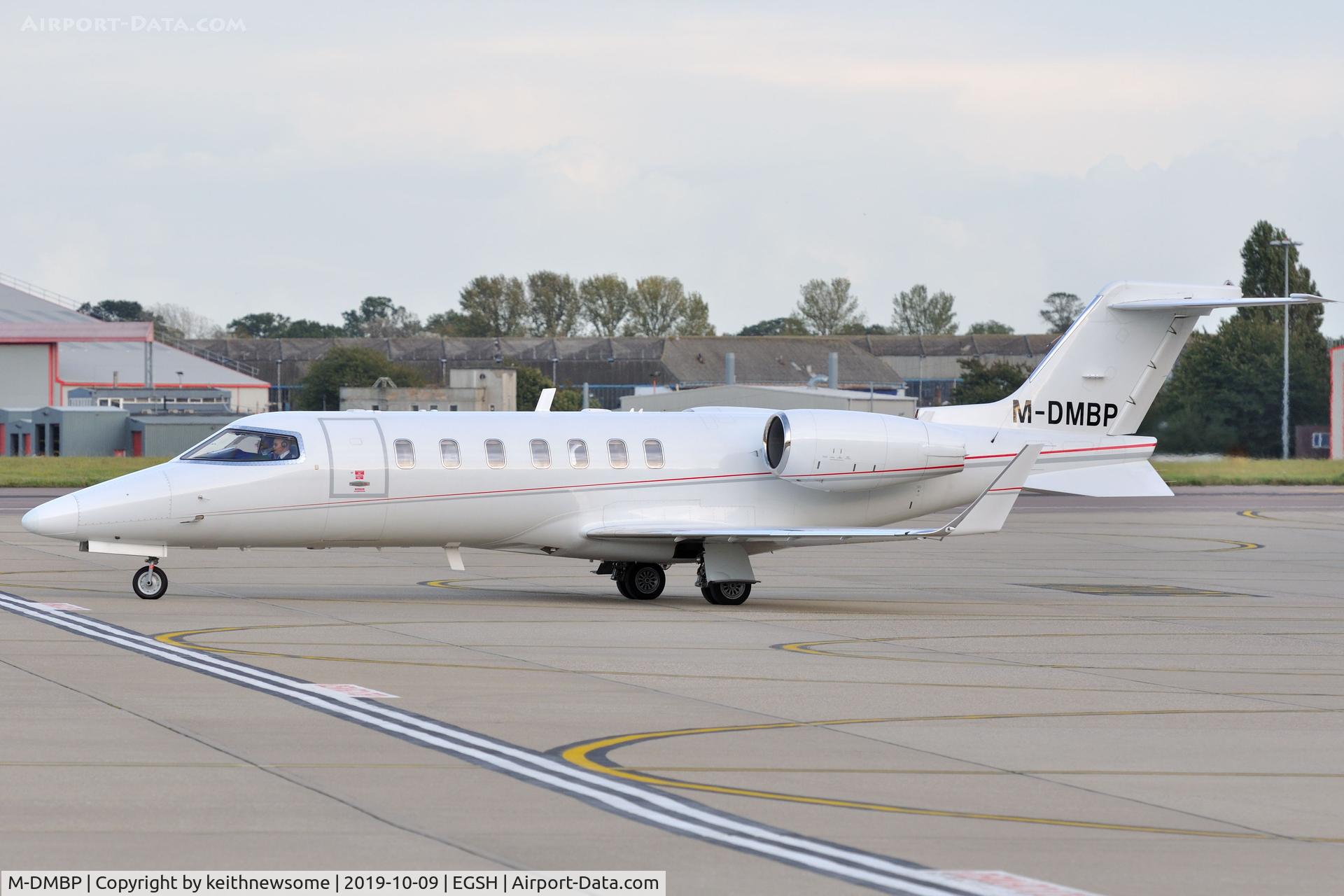 M-DMBP, 2012 Learjet 40 C/N 45-2133, Leaving Norwich for Dublin.
