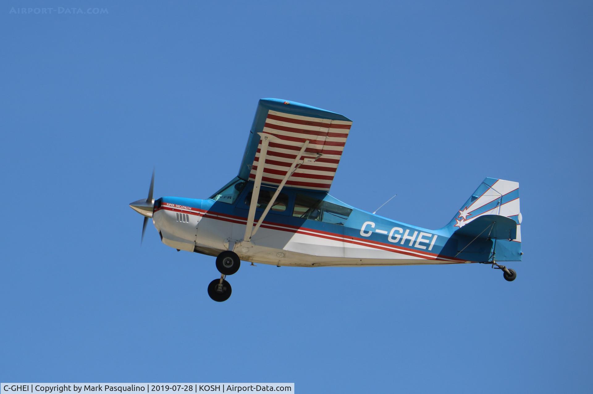 C-GHEI, 1980 Bellanca 8KCAB Decathlon C/N 600-80, Bellanca 8KCAB