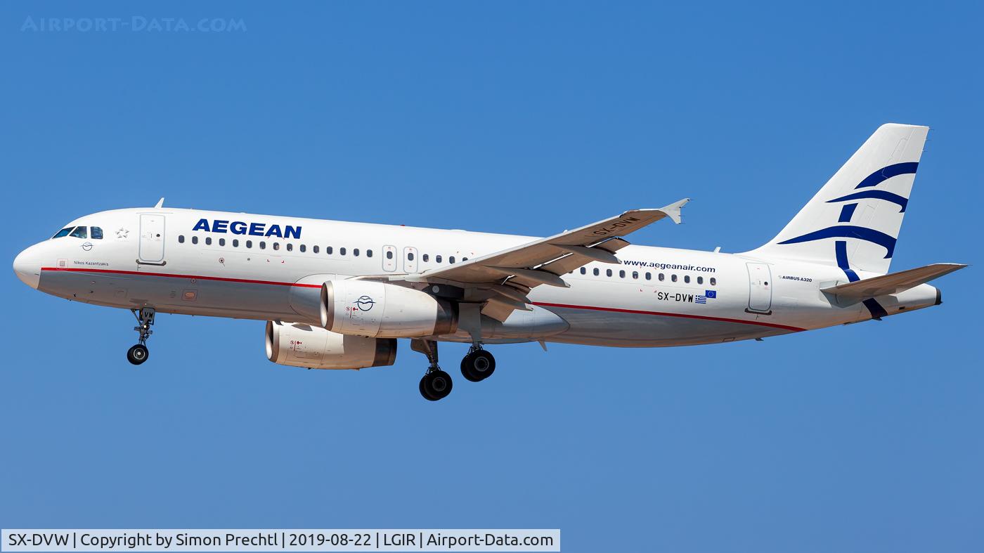SX-DVW, 2009 Airbus A320-232 C/N 3785, SX-DVW @ Heraklion N. Kazantzakis Airport