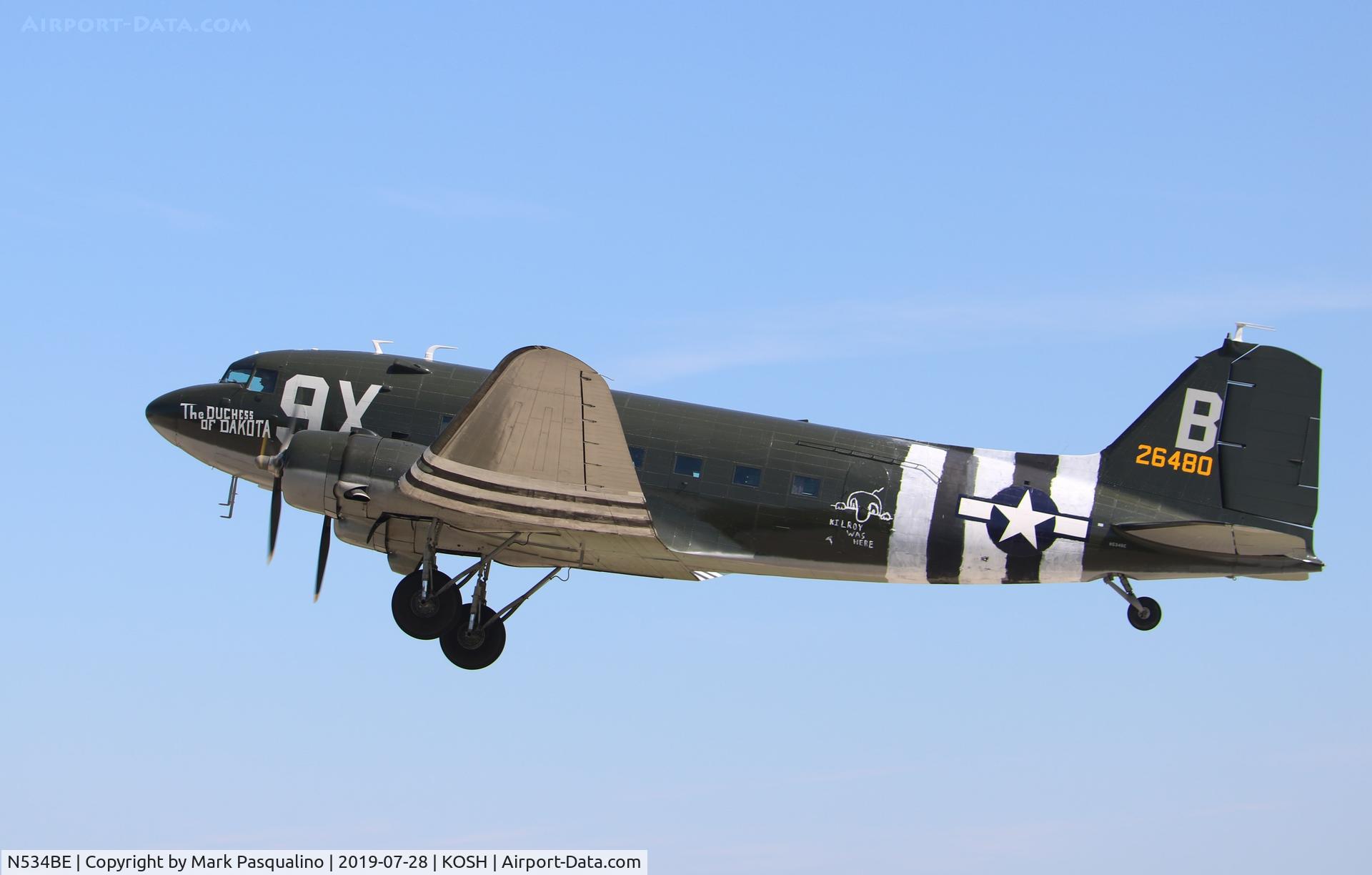 N534BE, 1944 Douglas DC-3A-S1C3G C/N 4932, Douglas DC-3A