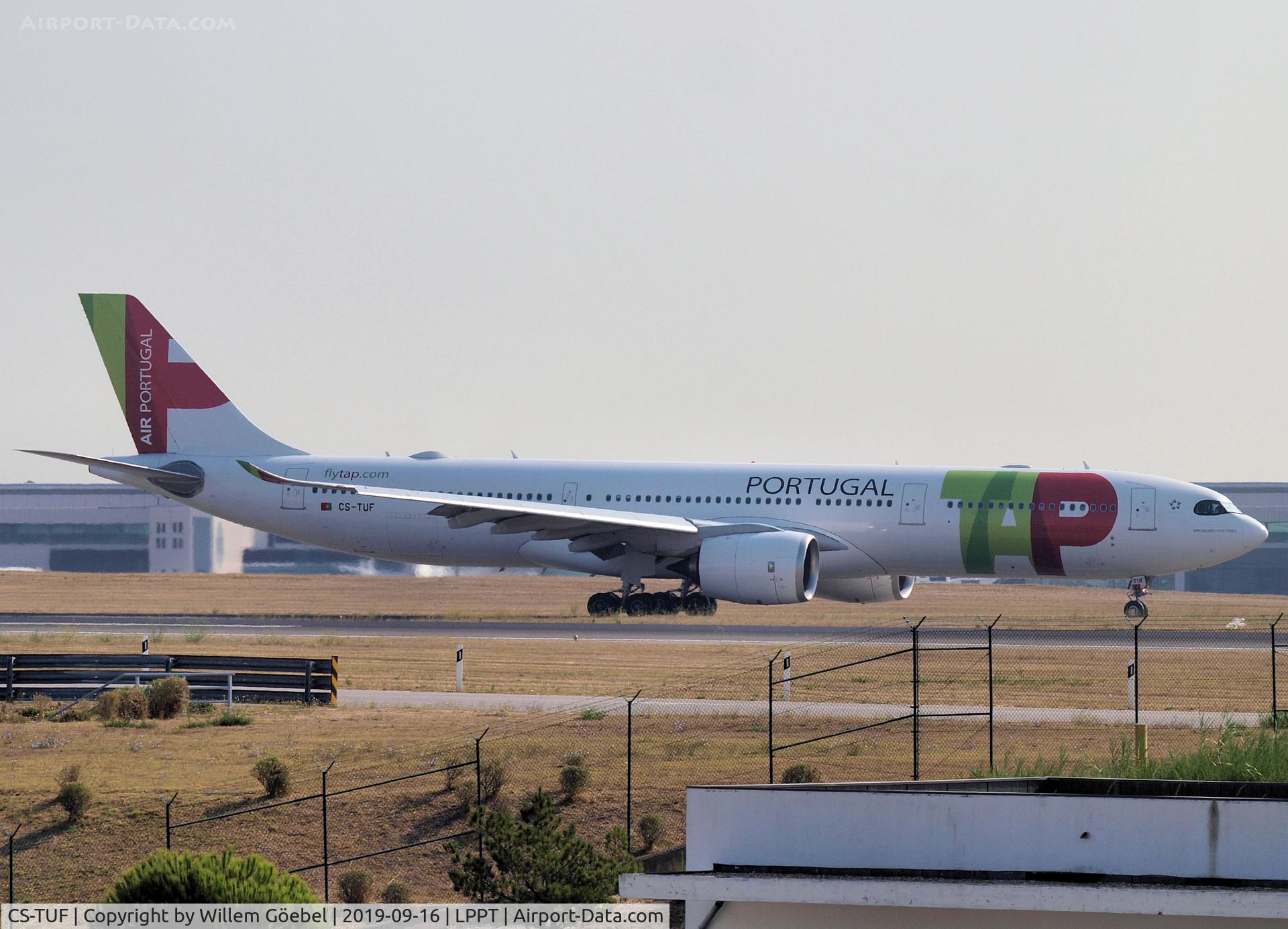 CS-TUF, 2019 Airbus A330-941N C/N 1900, Taxi to the gate on Lisbon Airport