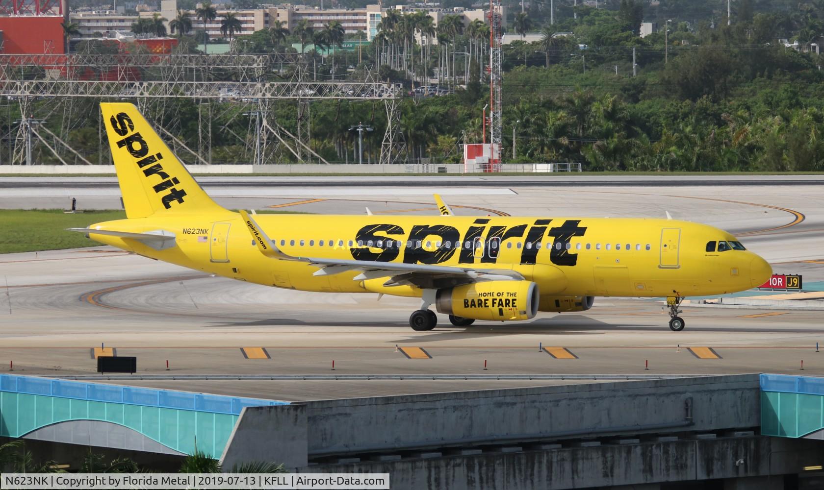 N623NK, 2013 Airbus A320-232 C/N 5861, Spirit