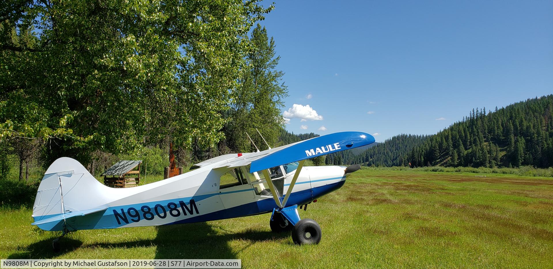 N9808M, 1965 Maule M-4-210 Rocket C/N 1041, Maule N9808M at Magee Airport, ID 2019