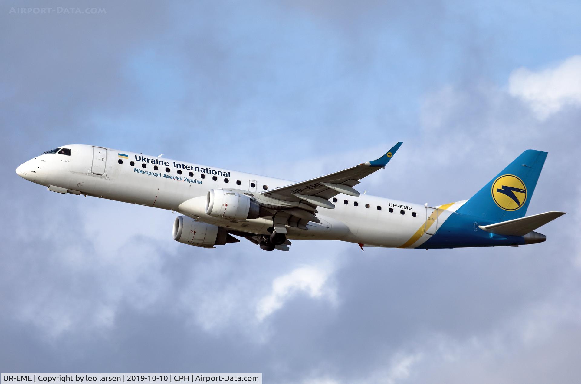 UR-EME, 2013 Embraer 190STD (ERJ-190-100) C/N 19000614, Copenhagen 10.10.2019