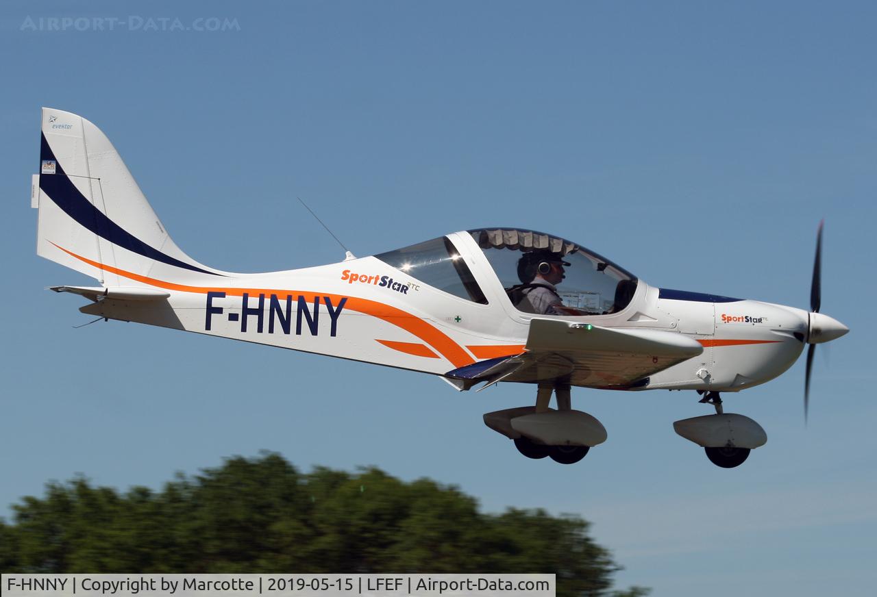 F-HNNY, Evektor-Aerotechnik Sportstar RTC C/N 2018-2105, Short final runway 11.