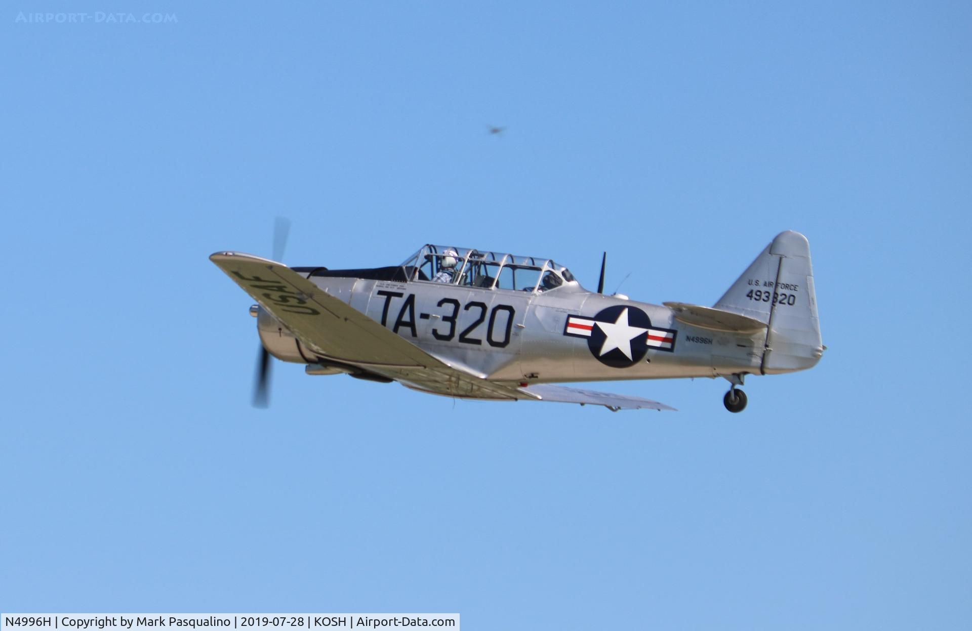 N4996H, 1951 North American T-6G Texan C/N 168-424, North American T-6G