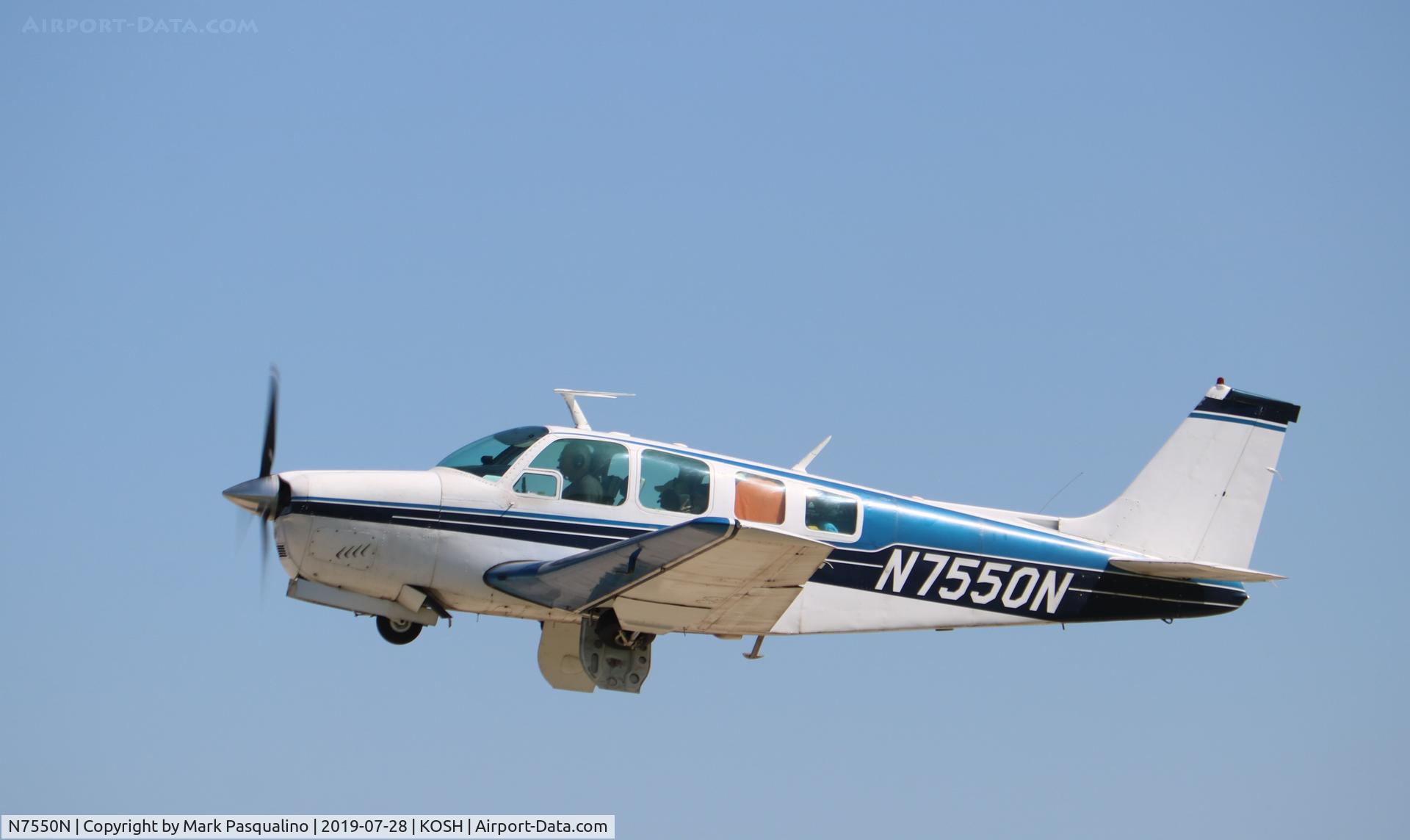 N7550N, 1968 Beech 36 Bonanza C/N E-67, Beech 36