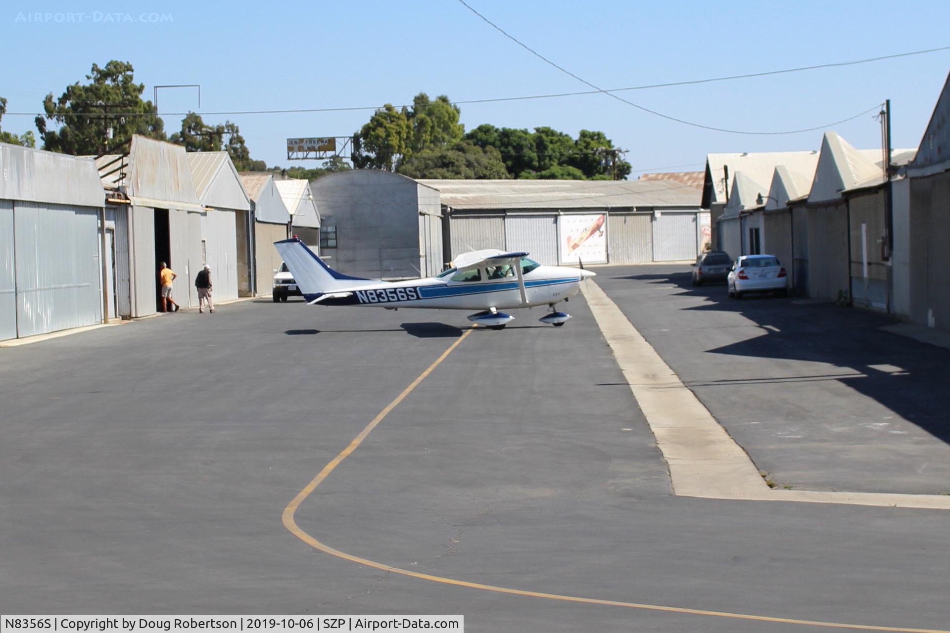 N8356S, 1965 Cessna 182H Skylane C/N 18256456, 1965 Cessna 182H SKYLANE, Continental O-470-S 230 Hp, near hangar
