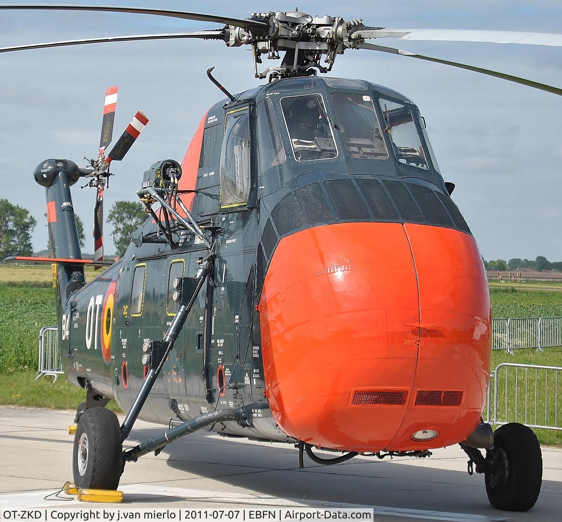 OT-ZKD, Sikorsky HSS-1 Seabat (S-58) C/N SA145, Koksijde 65 years BAF event 2011