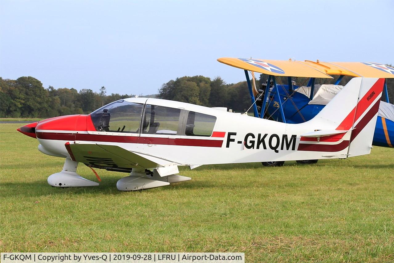 F-GKQM, Robin DR-400-120 Dauphin 2+2 C/N 2057, Robin DR.400-120 Dauphin, Static display, Morlaix-Ploujean airport (LFRU-MXN) air show 2019