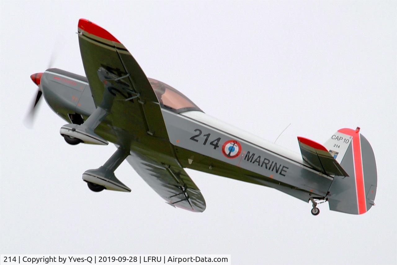 214, Mudry CAP-10B C/N 214, Mudry CAP-10B, On display, Morlaix-Ploujean airport (LFRU-MXN) Air show 2019