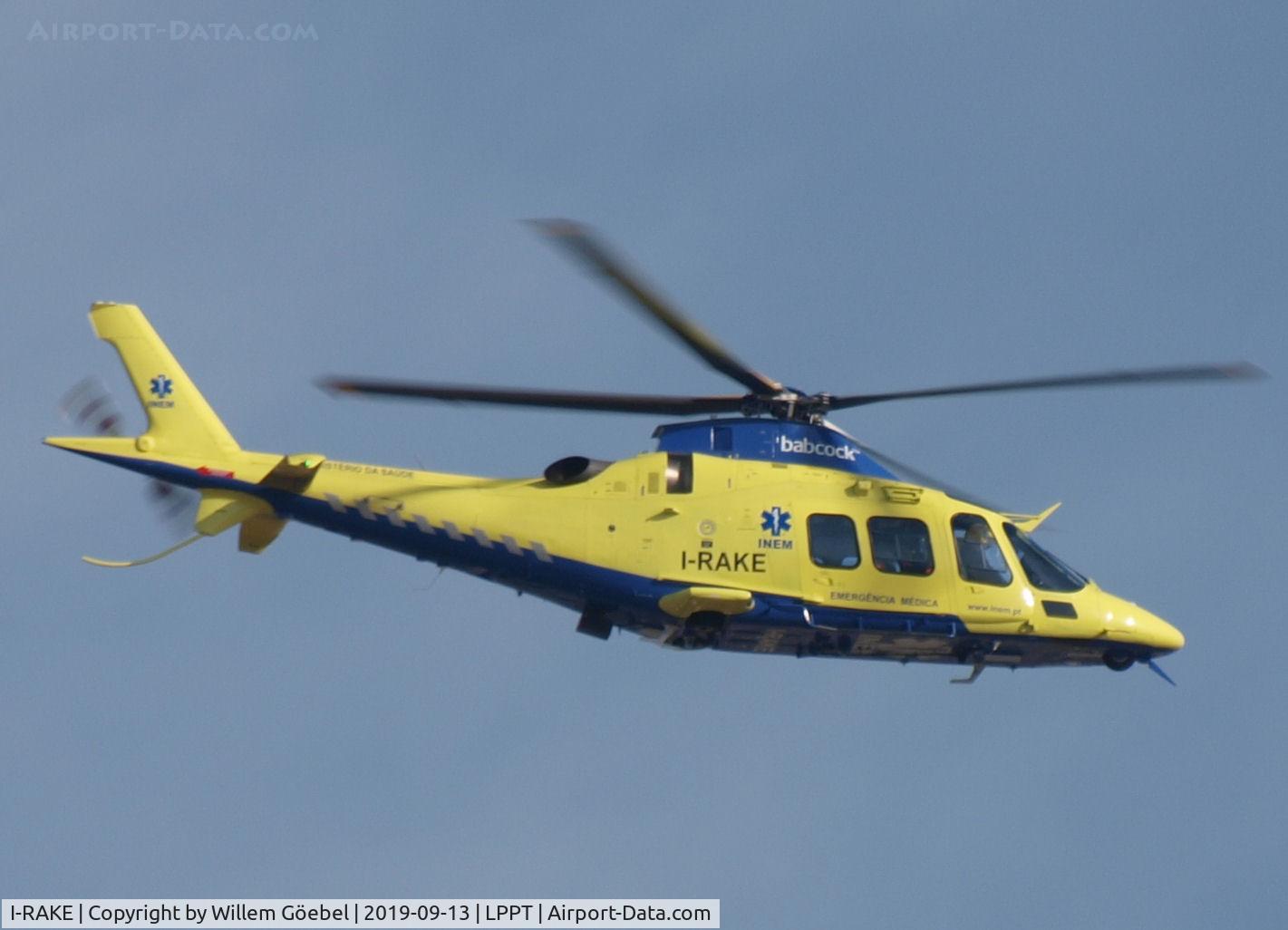 I-RAKE, AgustaWestland A109S C/N 22138, Fly over Lisbon Airport