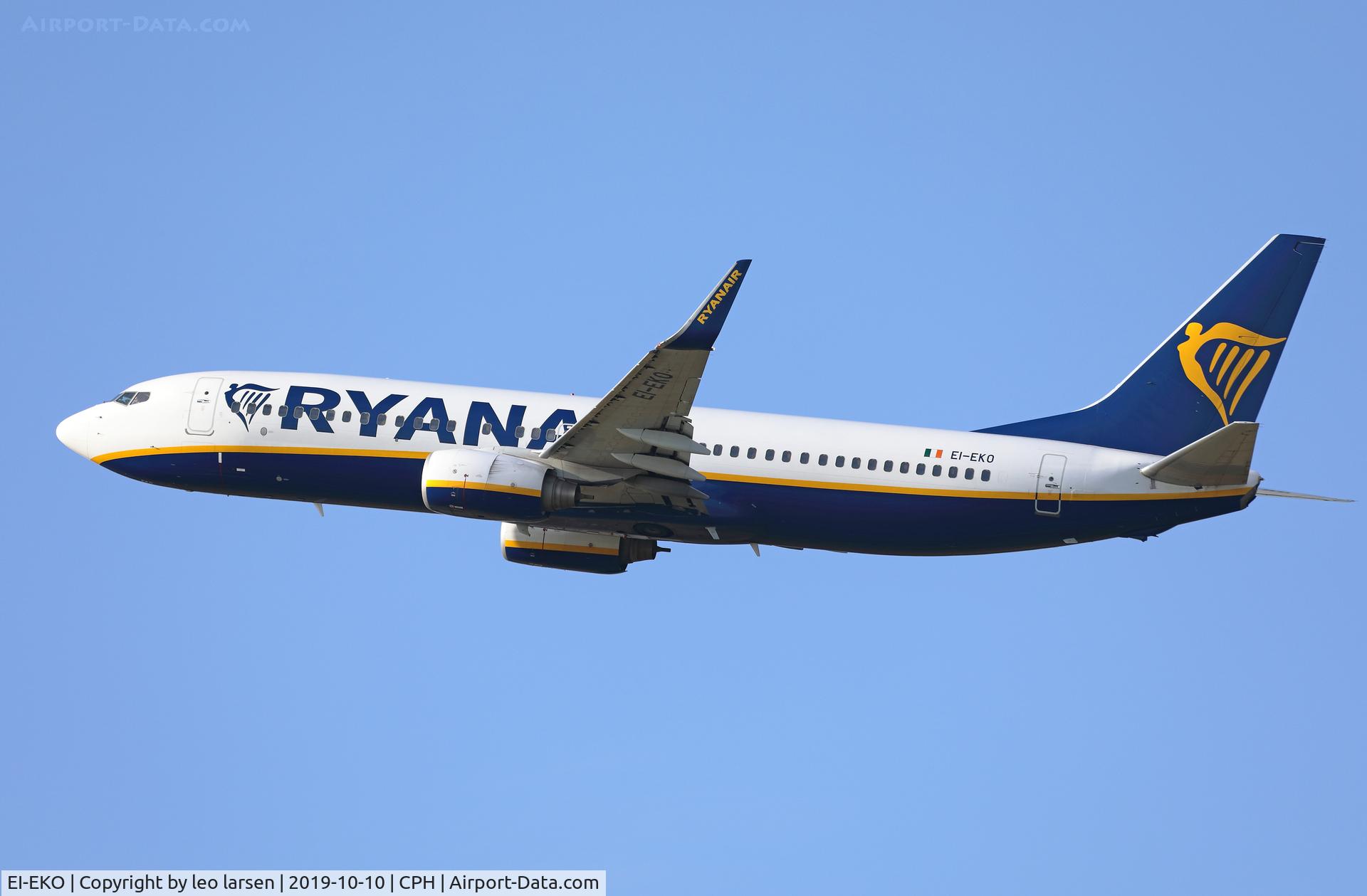 EI-EKO, 2010 Boeing 737-8AS C/N 35027, Copenhagen 10.10.2019