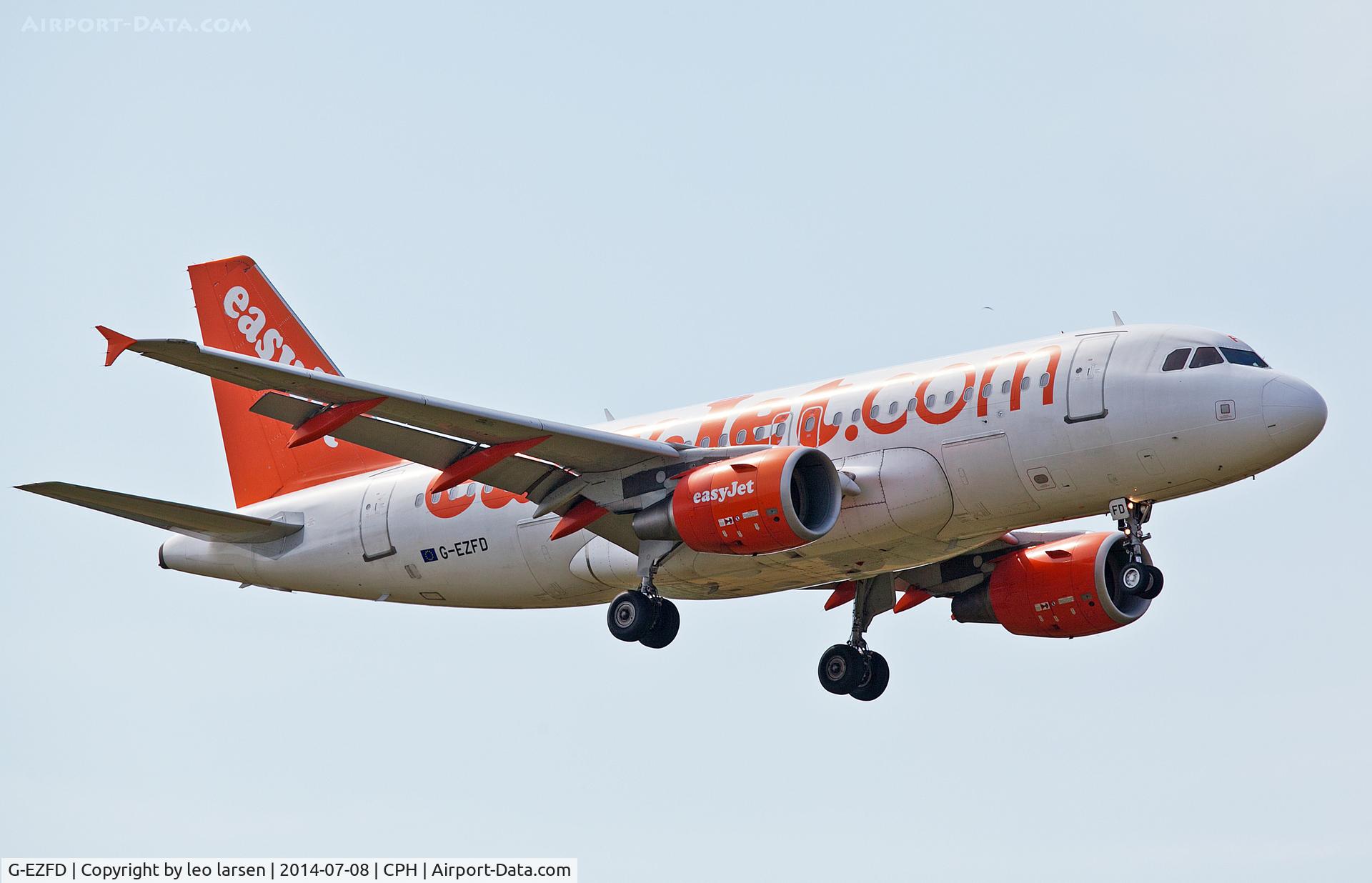G-EZFD, 2009 Airbus A319-111 C/N 3810, Copenhagen 8.7.2014