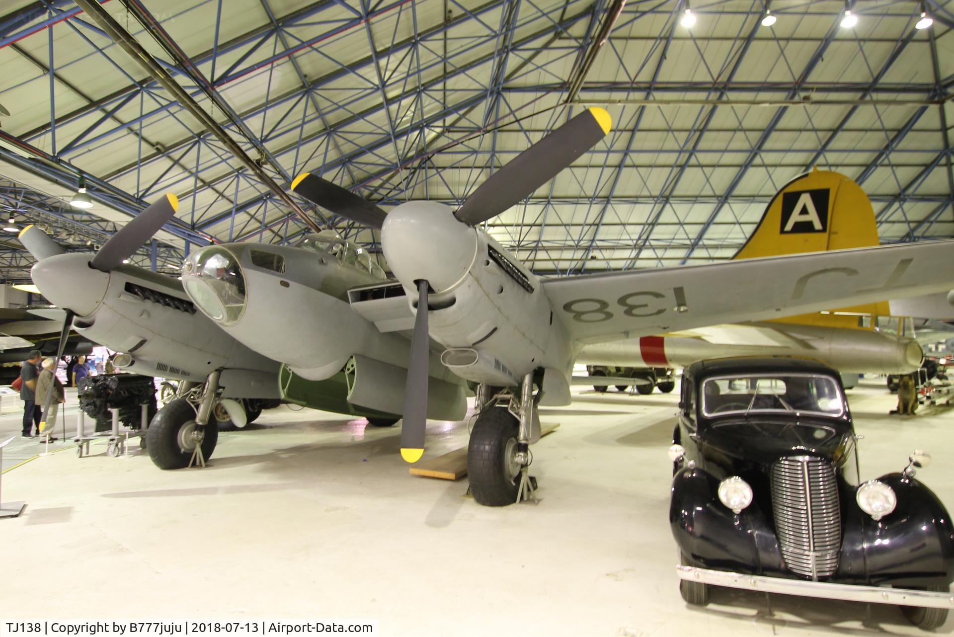 TJ138, De Havilland DH-98 Mosquito TT.35 C/N Not found TJ138, new hall exibition