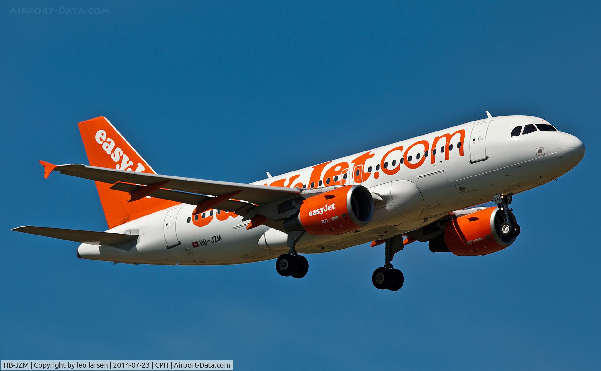 HB-JZM, 2004 Airbus A319-111 C/N 2370, Copenhagen 23.7.2014