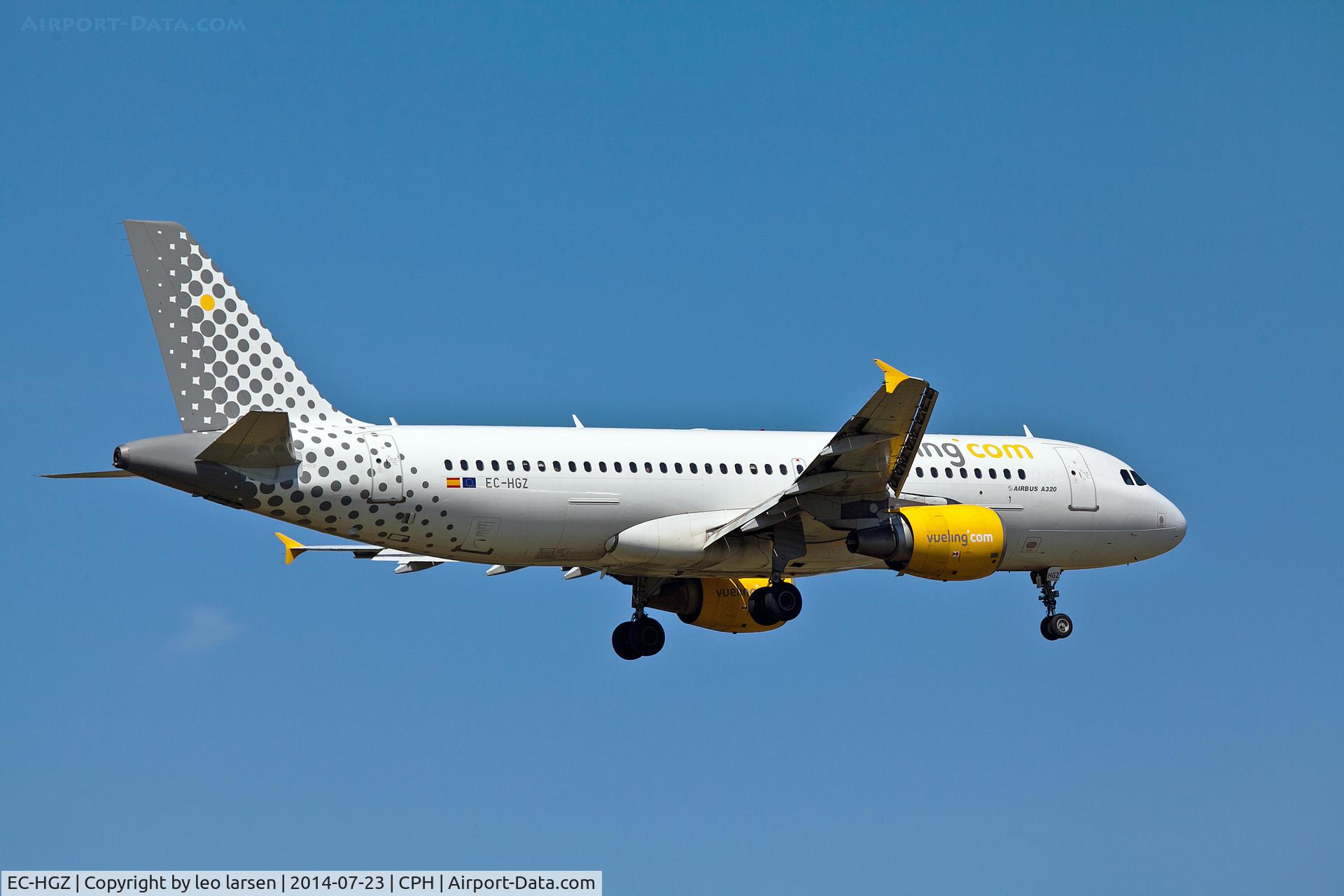 EC-HGZ, 2000 Airbus A320-214 C/N 1208, Copenhagen 23.7.2014