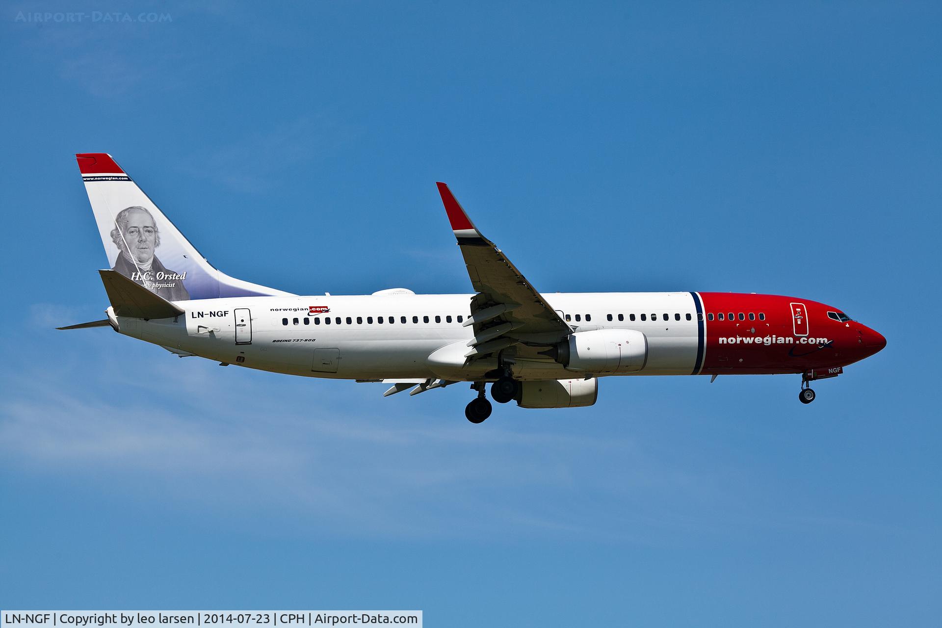 LN-NGF, 2012 Boeing 737-8JP C/N 39017, Copenhagen 23.7.2014