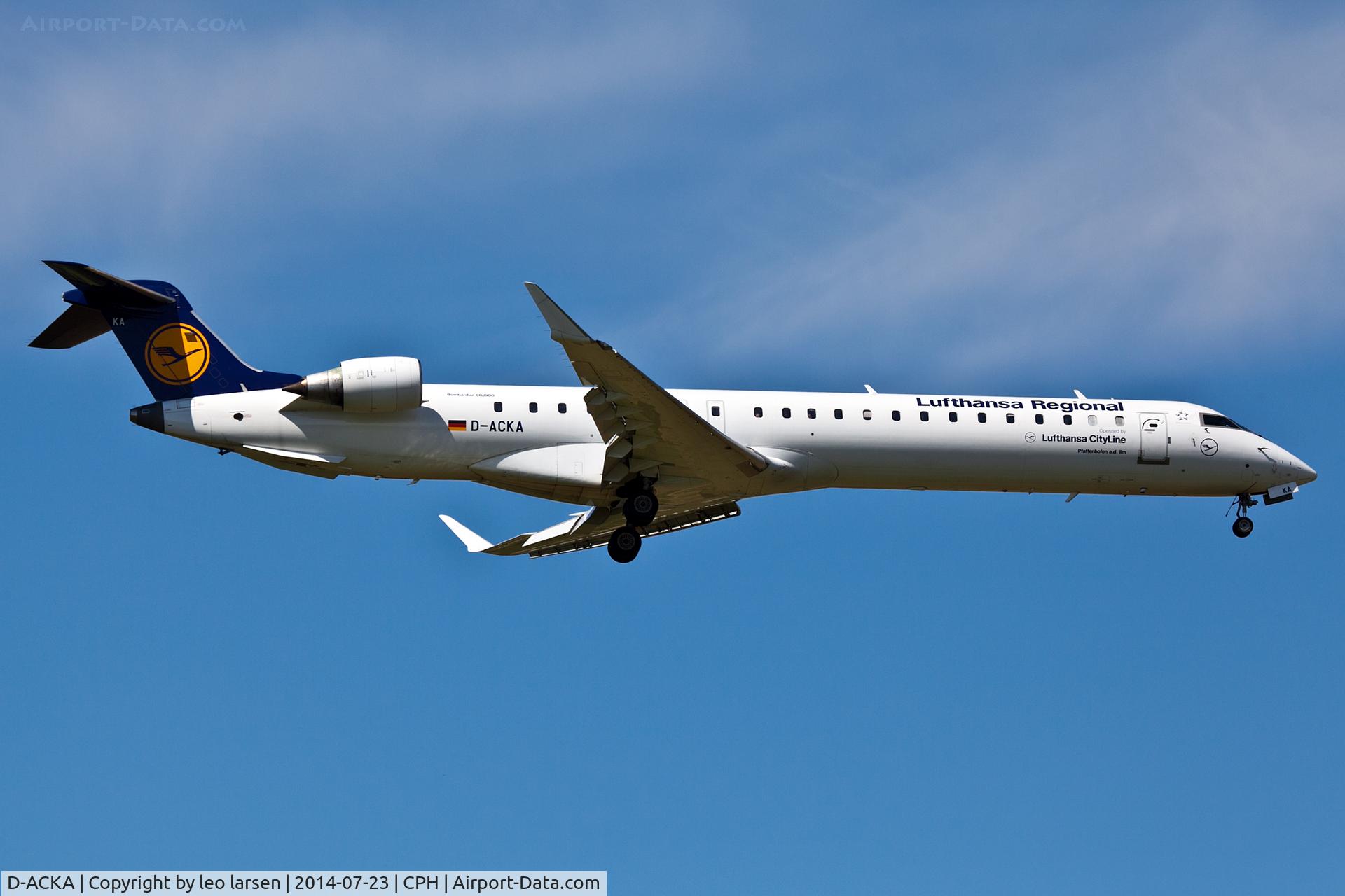 D-ACKA, 2006 Bombardier CRJ-900LR (CL-600-2D24) C/N 15072, Copenhagen 23.7.2014