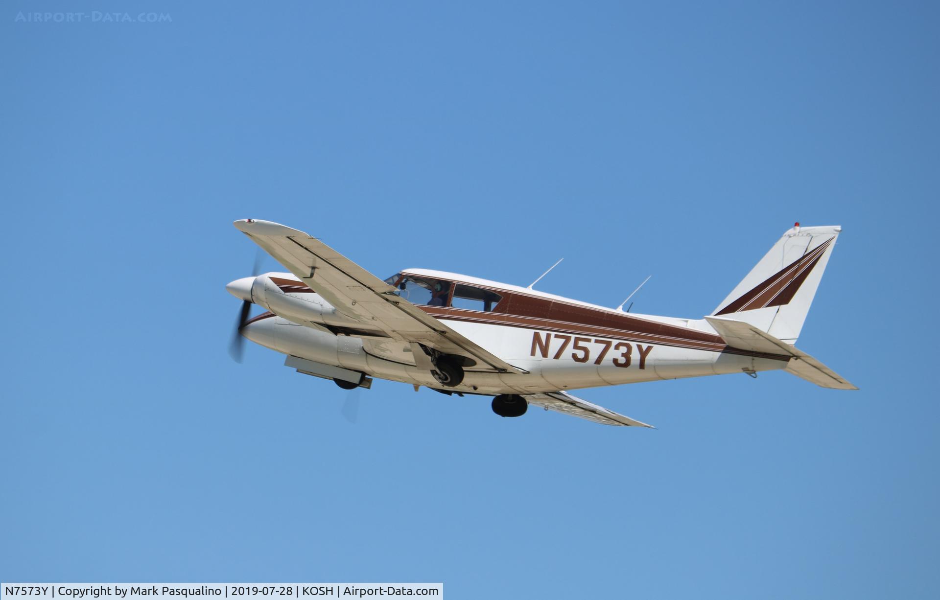 N7573Y, 1964 Piper PA-30 Twin Comanche Twin Comanche C/N 30-638, Piper PA-30