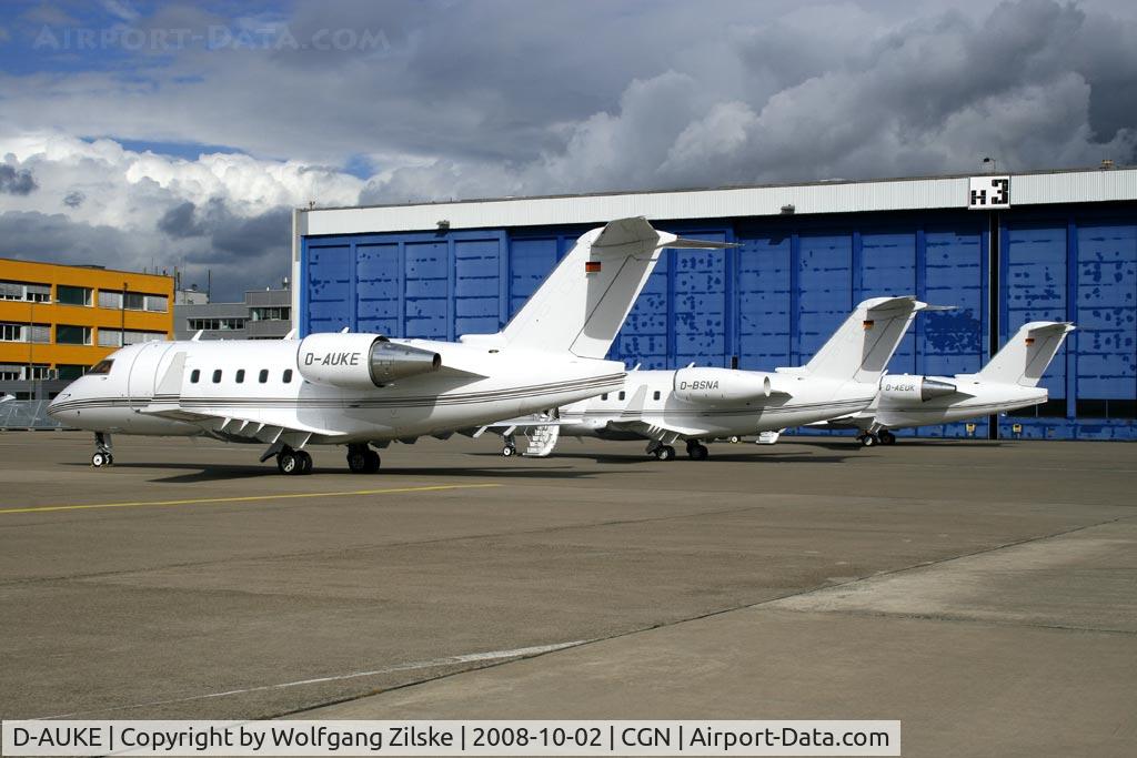 D-AUKE, 1998 Bombardier Challenger 604 (CL-600-2B16) C/N 5389, Based at CGN