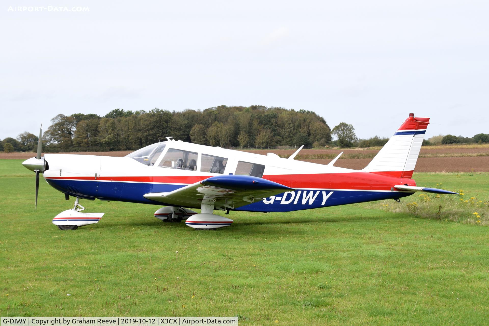 G-DIWY, 1969 Piper PA-32-300 Cherokee Six Cherokee Six C/N 32-40731, Parked at Northrepps.